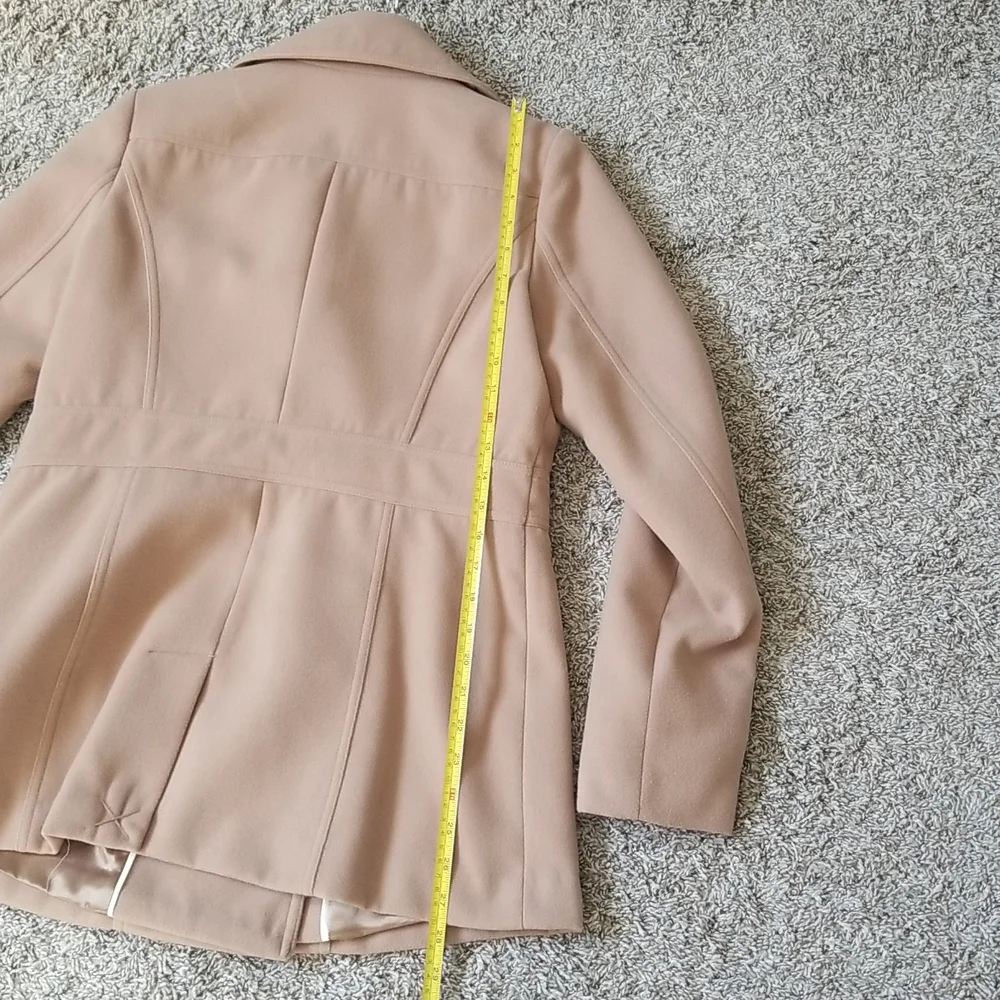 Jessica winter wool coat on camel color - Picture 8 of 9